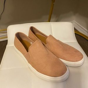 Pinkish / beige slip ons from target